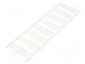 Label; polyamide 66; white; -40÷100°C; slide; TM-I MC; UL94V-2 WEIDMÜLLER WM-1609981044