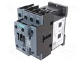 Contactor: 4-pole; NO x4; Auxiliary contacts: NO + NC; 110VAC SIEMENS 3RT2327-1AF00