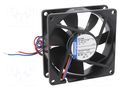 Fan: DC; axial; 24VDC; 80x80x25.4mm; 78.8m3/h; 32dBA; slide EBM-PAPST 8414NGH