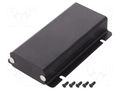 Enclosure: with panel; with fixing lugs; 1455F; X: 54mm; Y: 120mm HAMMOND HM-1455CF1201BK