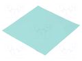 Heat transfer pad: silicone; L: 101.6mm; W: 101.6mm; green; Thk: 1mm Wakefield Thermal PL-1-3-1016-H