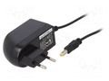 Power supply: switching; mains,plug-in; 9VDC; 2A; 18W; Out: 5,5/2,1 SUNNY SYS1308N-1809-W2E