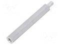 Screwed spacer sleeve; 50mm; Int.thread: M4; Ext.thread: M4 DREMEC TFM-M4X50/DR236