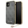Guess GUHCN61GF4GGR iPhone 11 6.1&quot; / Xr grey/gray hard case 4G Charms Collection, Guess 3666339016333 3666339016333