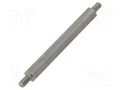 Screwed spacer sleeve; 60mm; Ext.thread: M4; hexagonal DREMEC TMM-M4X60/DR446