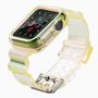 Silicone Band Strap Bracelet Case Strap Light Set for Apple Watch 40mm - Yellow, Hurtel 5907769331794 5907769331794