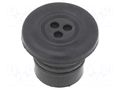 Multigate grommet; Ømount.hole: 14.5mm; black; Holes no: 3; SP HT HI TECH POLYMERS SP-20-TPE