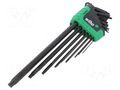 Wrench-set; Torx®; Chrom-vanadium steel; blister; MagicSpring® WIHA WIHA.43848