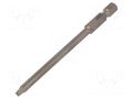 Screwdriver bit; square; #2; Overall len: 90mm; PROFESSIONAL WIHA WIHA.39207