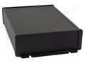 Enclosure: with panel; with fixing lugs; 1457; X: 165mm; Y: 220mm HAMMOND HM-1457T2202BK