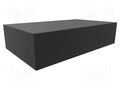 Enclosure: enclosure base; X: 254mm; Y: 432mm; Z: 102mm; 1441; steel HAMMOND HM-1441-33BK3