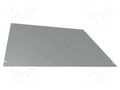 Mounting plate; steel; 1441; grey HAMMOND HM-1431-38