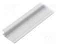 Profiles for LED modules; white; L: 1m; WALLE12; aluminium TOPMET TOP-WALLE12/WH-1M