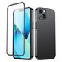 Joyroom 360 Full Case front and back cover for iPhone 13 + tempered glass screen protector black (JR-BP927 black), Joyroom 6941237161543 6941237161543