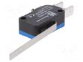 Microswitch SNAP ACTION; 10A/250VAC; 0.3A/220VDC; with lever SPAMEL MSV105C