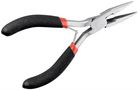 Needle-Nose Pliers with Half-Round Tip, 125 mm - ideal for electronics and precision mechanics 77098