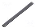 Hole and edge shield; PVC; L: 10m; grey; H: 9mm; W: 5mm; -30÷70°C KURANT EP-1.5/GY