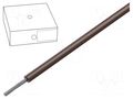Wire; ÖLFLEX® WIRE MS1; stranded; Cu; 0.5mm2; 22AWG; PVC; brown LAPP UL-CSA-HAR-22BR