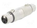 connector ADAPTER XLRF 3POLE  XLRF 5P. NEUTRIK NTR-NA3F5F