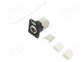 Connector: RJ45; socket; female; etherCON; Type: shielded; PIN: 8 NEUTRIK NTR-NE8FDX-Y6-B