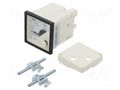 Ammeter; on panel; I DC: 0÷10mA; Class: 1.5; Length: 42mm; 600V; MA16 LUMEL MA16N-A10700000A0
