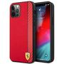 Ferrari FESAXHCP12LRE iPhone 12 Pro Max 6.7&quot; red/red hardcase On Track Carbon Stripe, Ferrari 3700740499382 3700740499382