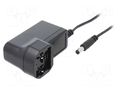 Power supply: switching; mains,plug-in; 12VDC; 0.5A; 6W; 76% MEAN WELL GEM06I12-P1J