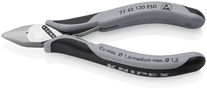 KNIPEX 77 42 130 ESD Electronics Diagonal Cutters ESD with box joint with multi-component handles 130 mm 77 42 130 ESD 4003773089216