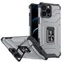Crystal Ring Case Kickstand Tough Rugged Cover for iPhone 12 Pro Max black, Hurtel 5907769333071 5907769333071
