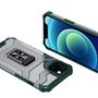 Crystal Ring Case Kickstand Tough Rugged Cover for iPhone 13 green, Hurtel 5907769330919 5907769330919