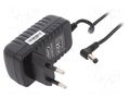 Power supply: switching; mains,plug-in; 9VDC; 1A; 9W; Out: 5,5/2,1 CELLEVIA POWER CLW-0909-W2E-EB-L