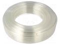 Pneumatic tubing; max.10bar; L: 25m; polyurethane; Economy; white PNEUMAT 259.18SN-25