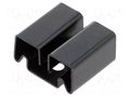 Heatsink: moulded; TO220; black; L: 11mm; W: 22mm; H: 19mm; 21K/W ALUTRONIC CK980/SE