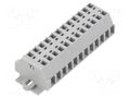 Connector: terminal block; 260; 18A; 400V; spring clamp; grey WAGO 260-112