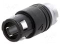 Enclosure for connectors: circular; straight; for cable NEUTRIK NTR-SC8