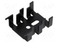 Heatsink: moulded; U; SOT32,TO126,TO220; black; L: 12.7mm; W: 25.4mm ALUTRONIC FI351/30/SE