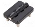 Hinge; Width: 40mm; zinc and aluminium alloy; natural; H: 54mm RST ROZTOCZE 3.ZN68.001-04