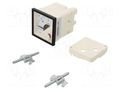 Voltmeter; on panel; VDC: 0÷1V; Class: 1.5; Umax: 600V; Length: 42mm LUMEL MA16N-A60100000A0