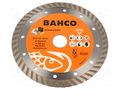 Cutting diamond wheel; Ø: 150mm; Disc thick: 3mm; 22.23mm BAHCO SA.3916-150-10S-UE
