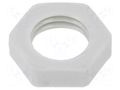 Nut; Thread: metric; polyamide; PMAFIX MN; grey; Pitch: 1.5; 17mm PMA I-GMN-M12