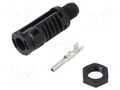 Connector: solar; socket; male; SOLARLOK; for panel mounting TE Connectivity 1971919-1