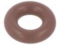O-ring gasket; FPM; Thk: 3.53mm; Øint: 5.94mm; brown; -20÷200°C ORING USZCZELNIENIA TECHNICZNE O-5.94X3.53-80F-BR