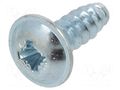 Screw; for plastic; with flange; 2.9x8; Head: button; Phillips; PH1 BOSSARD B2.9X8/BN30905