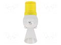 Signaller: lighting-sound; 24VDC; bulb BA15D; yellow; IP43; KLL AUER SIGNAL 710117005