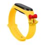 Strap Xmas Wristband for Xiaomi Mi Band 4 / Mi Band 3 Christmas Silicone Strap Bracelet Yellow (bells), Hurtel 5907769331107 5907769331107