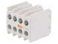 Auxiliary contacts; Leads: screw terminals; front; -5÷60°C; IP20 LS ELECTRIC AU-4M-2A2B
