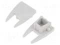 Cap for LED profiles; grey; 2pcs; ABS; MIKRO10 TOPMET TOP-68550022