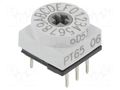 Encoding switch; HEX/BCD; Pos: 16; THT; Rcont max: 80mΩ; PT65 PTR HARTMANN PT65706H