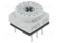 Encoding switch; HEX/BCD; Pos: 16; THT; Rcont max: 80mΩ; P65 PTR HARTMANN P65THR706H