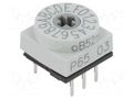 Encoding switch; HEX/BCD; Pos: 16; THT; Rcont max: 80mΩ; P65 PTR HARTMANN P65THR703H